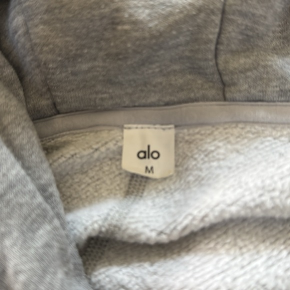ALO Gray Zip-up Hoodie - Picture 5 of 5